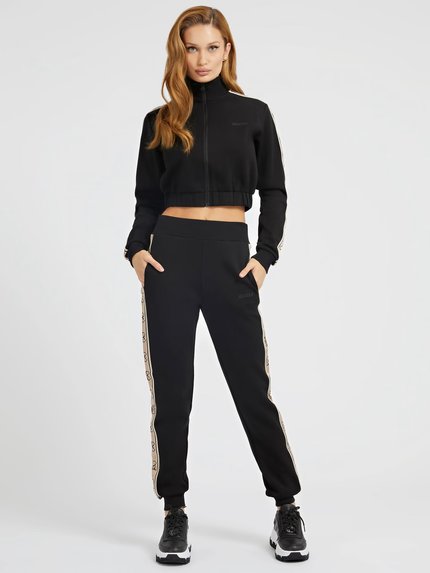 Módní Britney tepláky, Černá barva, 2023