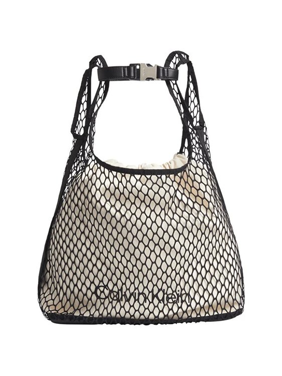 Calvin Klein Jeans – CK Summer kabelka, Béžová, Černá barva