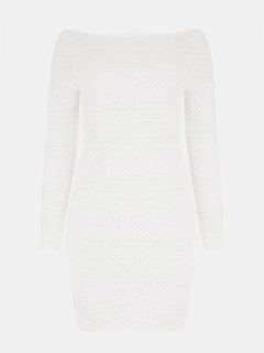 Luxusní Amelie šaty, Bílá barva, XS, S, M, L, XL