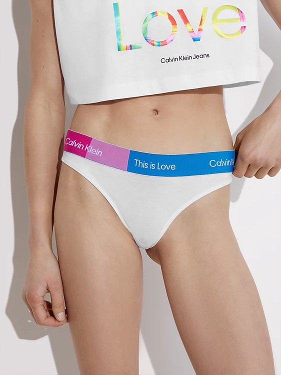 This is Love bikiny – Calvin Klein Underwear, Bílá barva Ženy