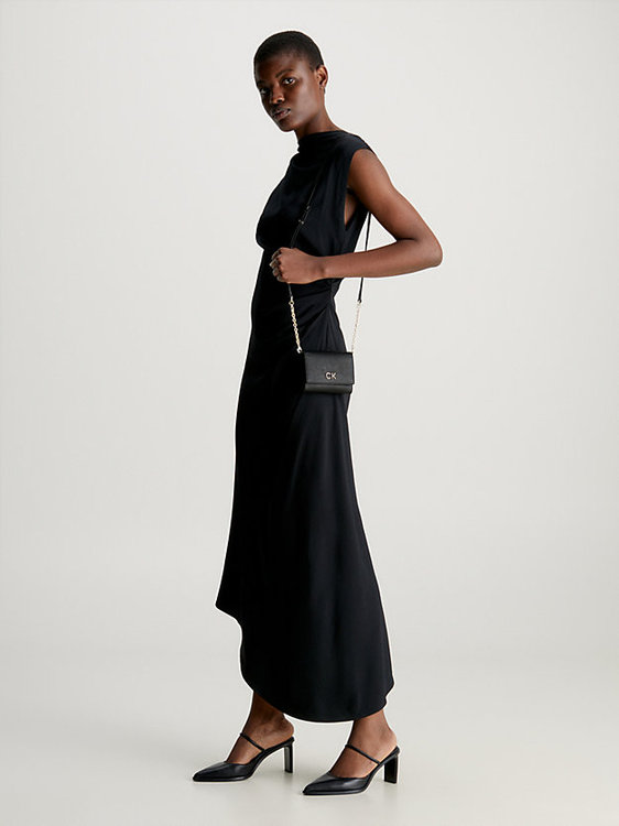 Módní Trifold peněženka, Černá barva, 2024