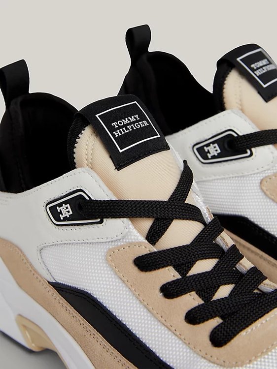 Luxusní Sporty Lux Runner tenisky, Bílá, Hnědá barva, 37, 38, 39, 40