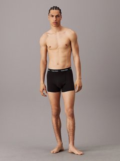 Cotton Stretch boxery 3ks Černá barva Muži