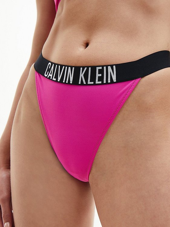 Luxusní KW0KW01229-TO8 plavky HIGH RISE TANGA