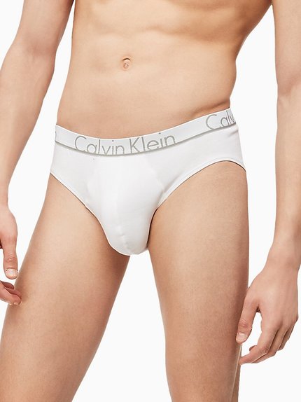 Módní Slipy Calvin Klein Id, Bílá barva, BASIC                                   , BASIC                                   