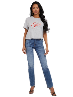 Módní Leontina triko, Šedá barva, 2022