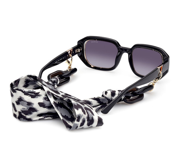 Guess – Injected sluneční brýle, Černá barva 1