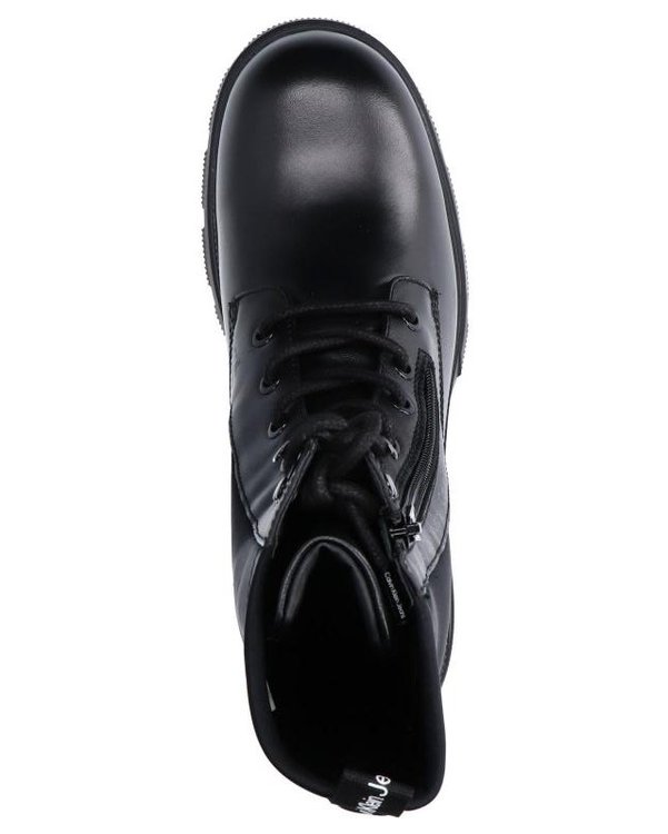 Luxusní Chunky Combat kozačky, Černá barva, 37, 38, 39