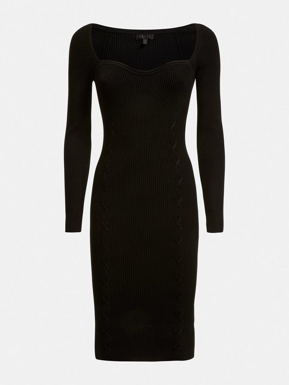 Luxusní Margot šaty, Černá barva, XS, S, M