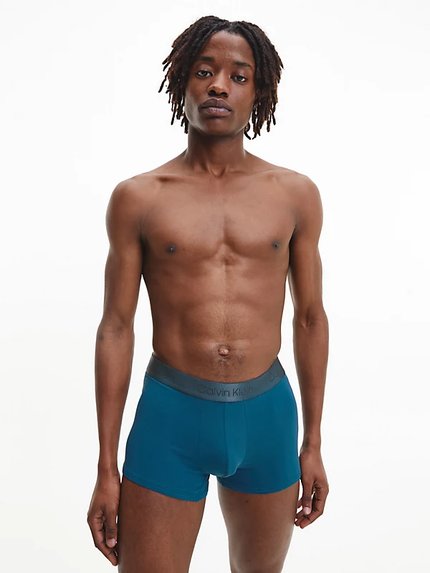 Módní Black Cotton boxery 2ks, Červená, Modrá barva, 2022