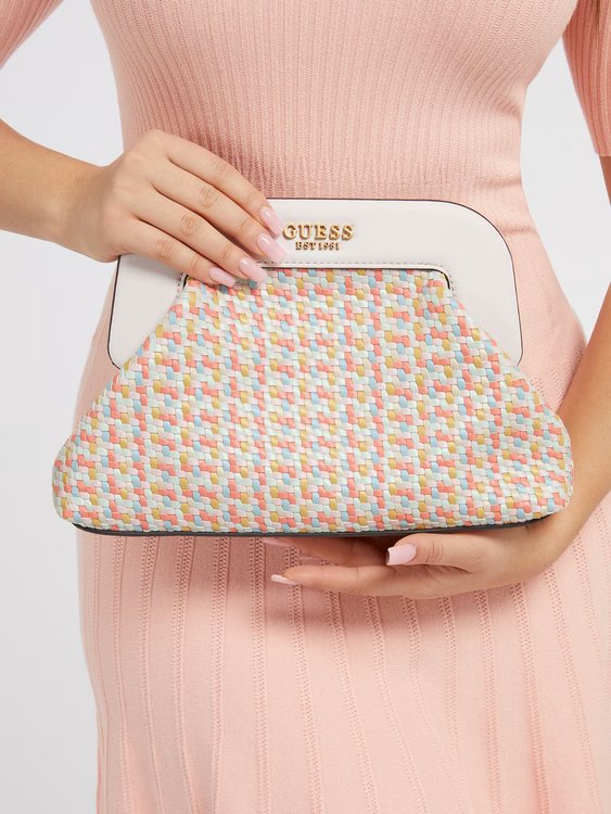 Luxusní Abey Frame kabelka, Multi barva, T/U