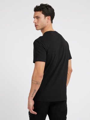 Shiny Gel triko – GUESS, Černá barva Muži