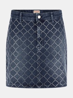 GUESS, Modrá barva Carlie sukně