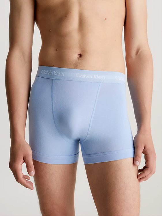 Cotton Stretch boxery 5ks – Calvin Klein Underwear, Modrá barva Muži