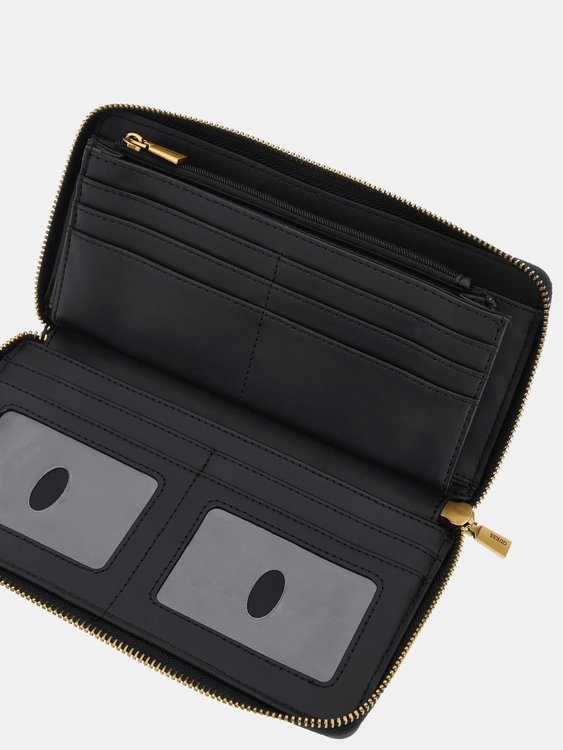 Módní Dagan velká peněženka, Černá barva, 2024