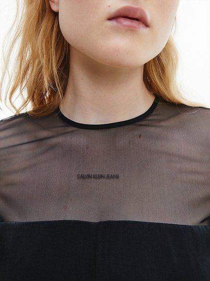 Módní J20J216720-BEH šaty l/s, 2021