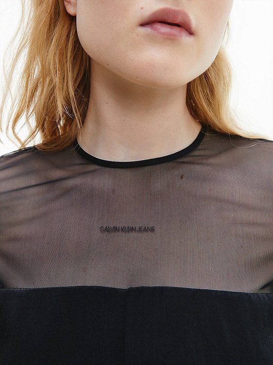 Módní J20J216720-BEH šaty l/s, 2021