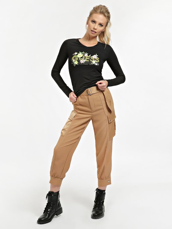 Triko – Guess, Černá barva Ženy, Ženy