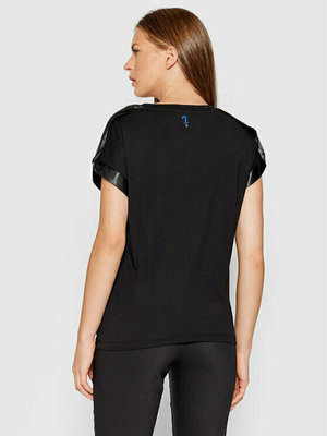 Luxusní Satin tričko, Černá barva, XS, S, M, L