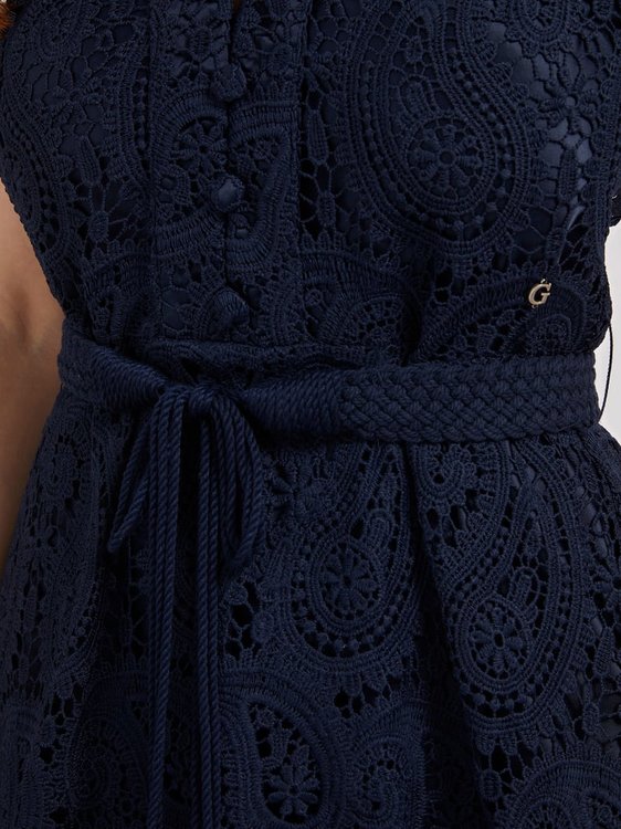 Luxusní Mykonos šaty, Navy barva, XS, S, M