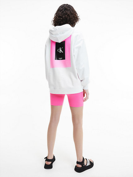 Módní Oversized mikina, Bílá barva, 2022