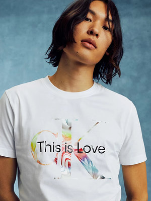 Monogram tričko – Calvin Klein Jeans, Bílá barva Muži