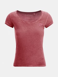 Luxusní Script logo tričko, Červená barva, XS, S, M, L