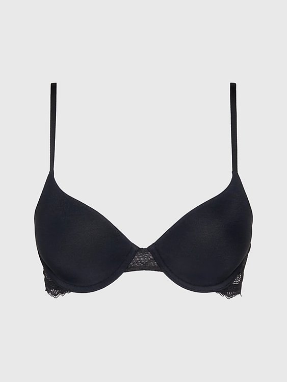Calvin Klein Underwear – Geo Lace pordprsenka, Černá barva
