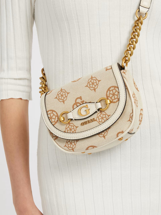 Luxusní Izzy crossbody, Béžová barva, T/U