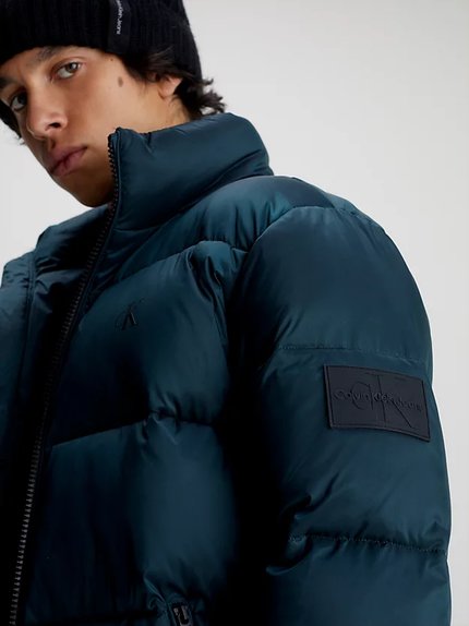 Módní Ripstop Puffer bunda, Navy barva, 2023