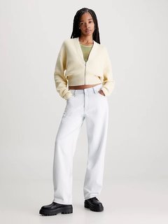 Luxusní Woven Label svetr, Žlutá barva, XS, S