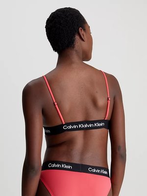 CK 1996 plavky bikiny – Calvin Klein Swimwear, Korálová červená barva Ženy