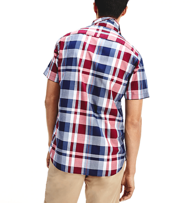 Módní Košile, Červená, Modrá barva, 2020