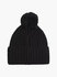 Módní Pompon čepice, Černá barva, 2021