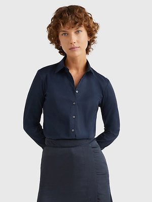 Tommy Hilfiger – Heritage košile, Modrá, Navy barva