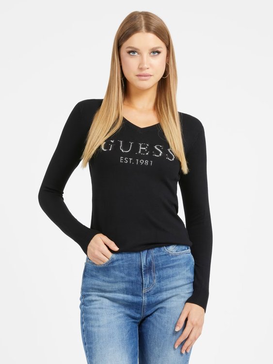 GUESS – Jade svetr, Černá barva