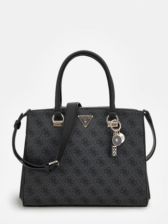 GUESS – Noelle 4g logo kabelka, Černá barva