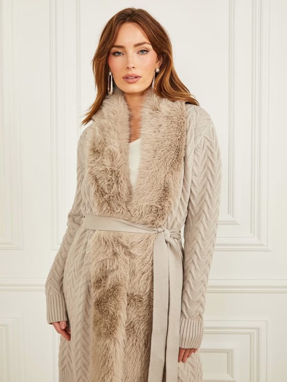 Paula kardigan – Marciano, Béžová barva Ženy