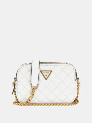 GUESS – Giully Camera crossbody, Bílá barva