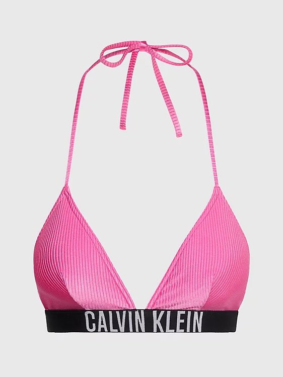 Calvin Klein Swimwear – Intense Power Rib plavky, Růžová barva