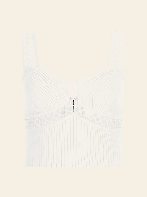 Yohana top Krémová barva Ženy