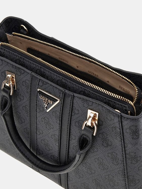 Módní Noreen Girlfriend střední kabelka, Černá barva, 2024