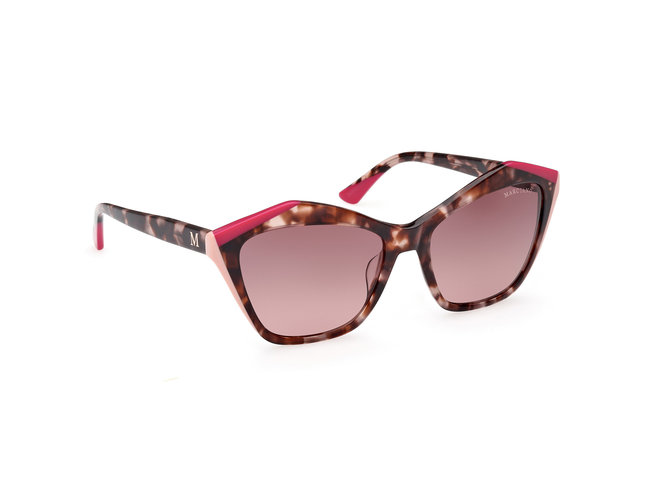 GUESS, Hnědá, Růžová barva Sluneční brýle