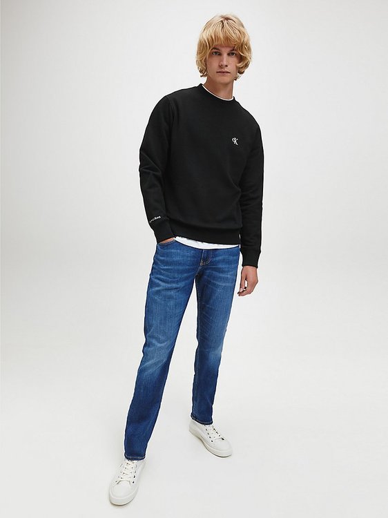 Ck Mikina – Calvin Klein Jeans, Černá barva Muži