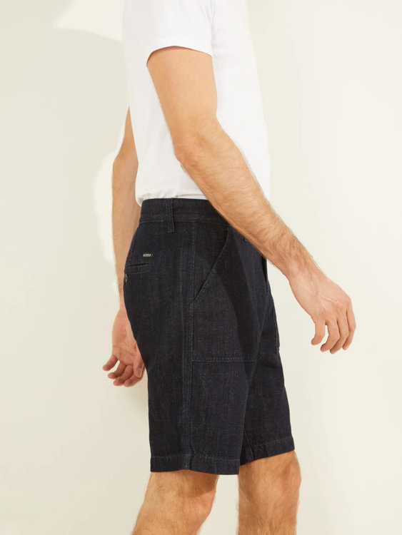 Módní Regular chino šortky, Černá barva, 2022