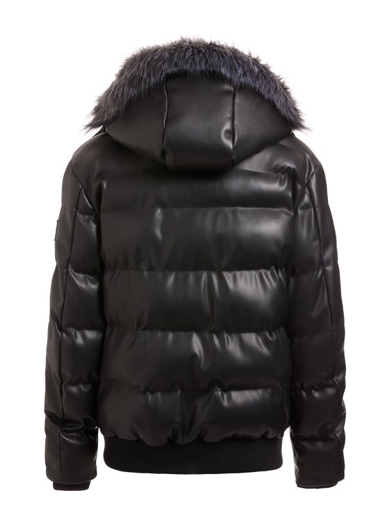 Stretch bunda Černá barva Muži