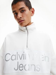 Luxusní Bold Logo mikina, Bílá barva, S, M, L, XL