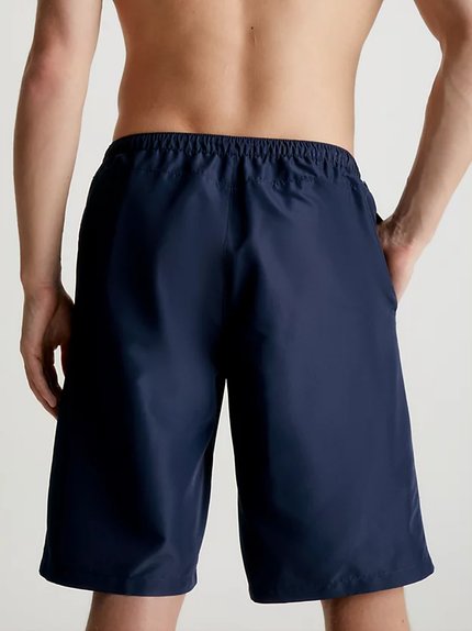 Módní CK Monogram plavky, Modrá, Navy barva, 2023