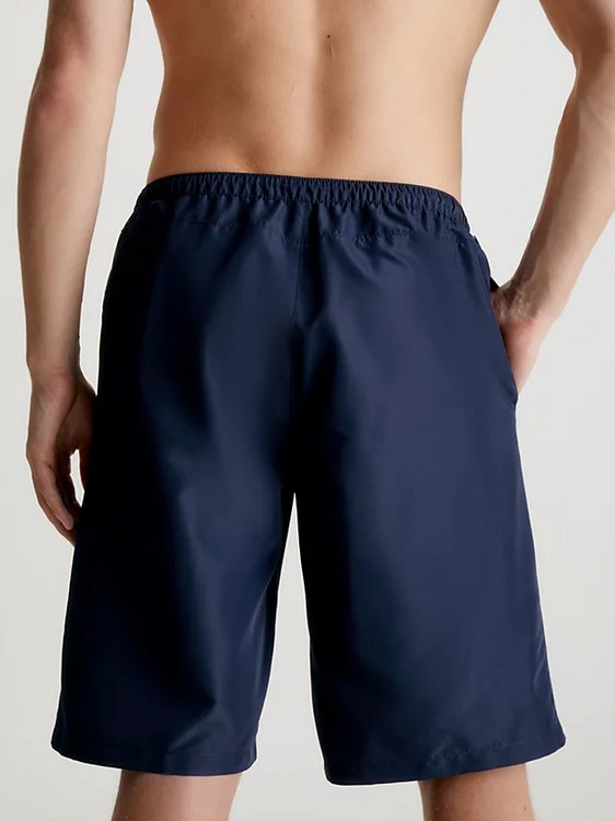 Módní CK Monogram plavky, Modrá, Navy barva, 2023