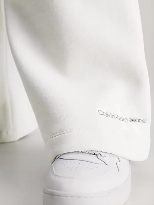 Luxusní Monologo Straight tepláky, Bílá barva, XS, S